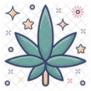 Hoja De Cannabis Hoja De Canamo Marihuana Icono