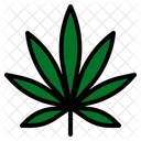 Marihuana Hoja Droga Icono