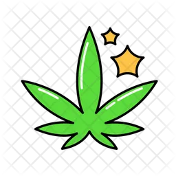 Hoja de marihuana  Icono