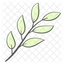 Hojas Rama Planta Icono