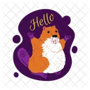 Castor Vector Animal Icono