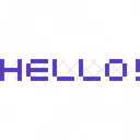 Hola Digital Texto Icono