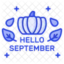 Hola Septiembre Temporada Icon