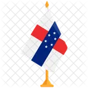 Holanda Bandeira Das Antilhas Holandesas Antilhas Holandesas Ícone