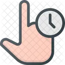 Hold Finger Click Icon