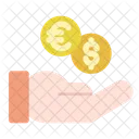Hold Coin Finance Cash Icon