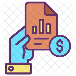 Hold Finance Report  Icon
