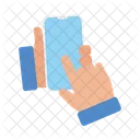 Hold phone tap Icon