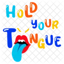 Hold Your Tongue Mouth Emoji Tongue Emoji Icon