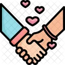 Holding Hand Love Icon