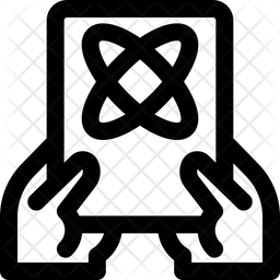 Holding Atom File  Icon