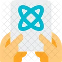 Holding Atom File  Icon