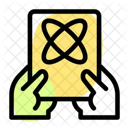 Holding Atom File  Icon
