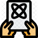 Holding Atom File  Icon