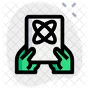 Holding Atom File  Icon