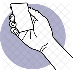 Holding Card  Icon