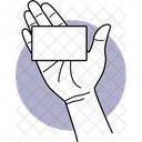 Holding Card  Icon