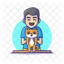 Holding Cat  Icon