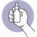 Holding Drop Bottle  Icon