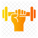 Holding Dumbbell  Icon
