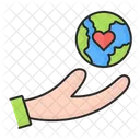 Holding Earth  Icon