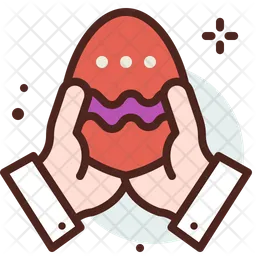 Holding Easter Egg  Icon