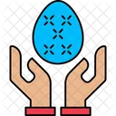 Holding Easter Egg Easter Egg Easter Icon
