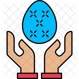 Holding Easter Egg  Icon