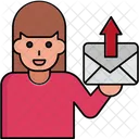 Holding Envelope  Icon