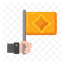 Holding Flag  Icon