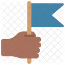 Holding Flag  Icon