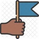 Holding Flag  Icon