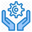 Holding Gear  Icon
