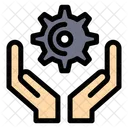 Holding Gear  Icon