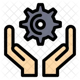 Holding Gear  Icon