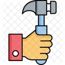 Holding Hammer  Icon