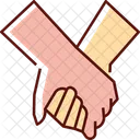 Holding Hands Together People Icon
