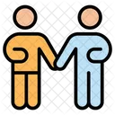 Holding Hands Female Male Icon