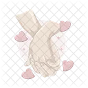 Holding Hands Love Couple Icon