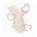 Holding Hands Love Couple Icon