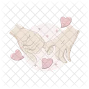 Holding Hands Love Couple Icon