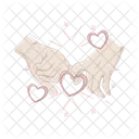 Holding Hands Love Couple Icon