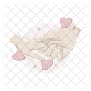 Holding Hands Love Couple Icon