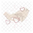 Holding Hands Love Couple Icon