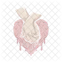 Holding Hands Love Couple Icon