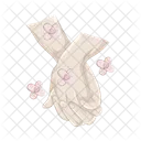 Holding Hands Love Couple Icon