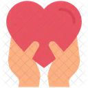 Gift Hand Heart Icon