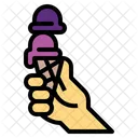 Holding Ice Cream Cone  Icon