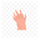 Holding Hands Cross Icon