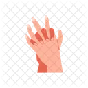Holding Hands Cross Icon